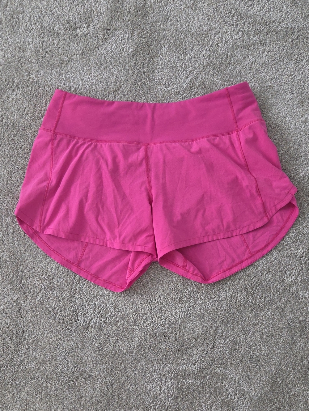 lululemon athletica Hot Pink Layered Running Shorts
